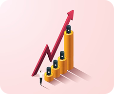 marketing section image showing growth